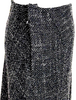 Yohji Yamamoto Japan. Collections Black And White Tweed Skirt