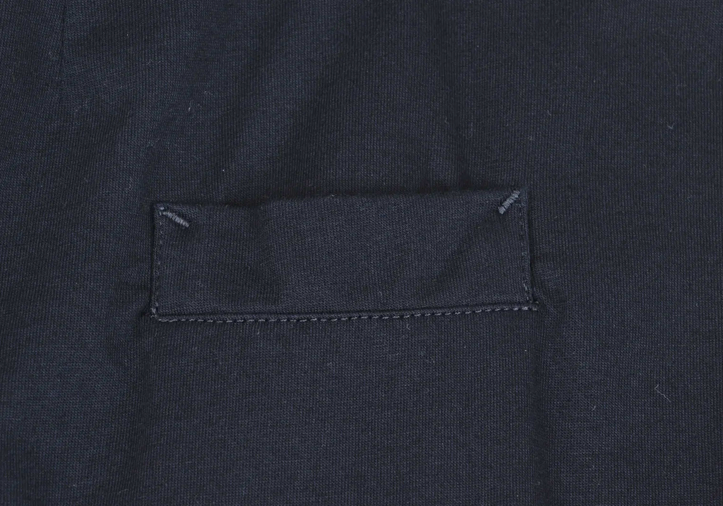 Yohji Yamamoto Japan. NOIR. Midnite Navy Poly Cotton Front Pocket Skirt
