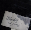 Elizabeth & James NY. (The Row) Black Textured Fur Zipped Long Sleeve Jacket