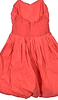 Miu Miu Italy. Red Cotton Flare Summer Dress