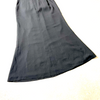 Kansai Yamamoto Japan. Vintage O2 Black Flare Long Skirt