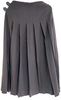 Burberry London.  Brown/Grays Double Side Belted Wool, Polyurethane Skirt