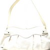Ferragamo Itay. White Leather Shoulder Bag / Hand Bag