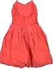 Miu Miu Italy. Red Cotton Flare Summer Dress