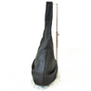 Kawa-kawa Japan. Black Leather One-Shoulder Hobo Style Shoulder Bag