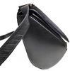 Givenchy Paris. Black Pony Hair Flap  Black Leather Shoulder Bag