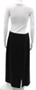 Jil Sander  Black Cashmere Maxi Pencil Skirt