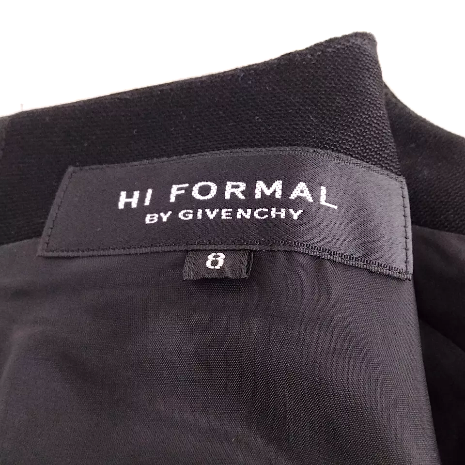 GIVENCHY PARIS. Black Triacetate, Rayon, Polyester Dress