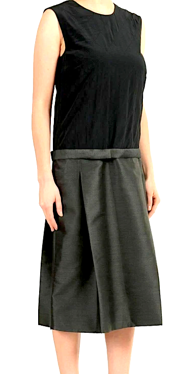 Maison Margiela Paris. NEW. NWOT. 100% Silk Multi-Color Women's Sheath Dress