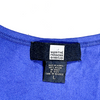 Marithe + Francois Girbaud Paris. Blue Nylon Sleeveless Blue Midi Dress