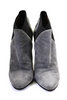 Alaia Paris. Gray Suede Pointed Toe Stiletto Heel Ankle Boots Size 39.5