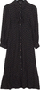 Whistles London UK. Black Mini Stars Print 00% Viscose Maxi Dress