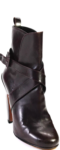 Pierre Hardy Paris. (Hermes Shoe Designer) Black Ankle Leather Boots SZ9