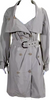 Stella McCartney UK. Beige Long Sleeve Double Breasted Trench Jacket