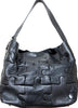 PAPILLONNER JAPAN. Black Leather Puzzle Pattern Shoulder Bag