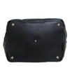 PAPILLONNER JAPAN. Black Leather Puzzle Pattern Shoulder Bag