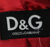 Dolce and Gabbana Italy. Black Wool Ruffled Collared Buttoned Blazer