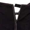 Hermes Paris. Black Rayon Skirt