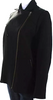 Helmut Lang NY. Black Polymaide Blend Notched Lapel Asymmetrical Zip Motorcycle Jacket