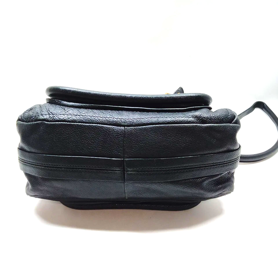 CHLOE PARIS. Vintage Phoebe Philo Black Leather Mini Shoulder Bag / Hand Bag