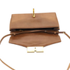 GIVENCHY PARIS. Leather Browns Color Vintage Shoulder Bag / Clutch
