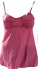 Marni Italy. Coral Pink Cotton Scoop Neck Sleeveless Camisole Top