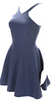 Elizabeth & James NY. (The Row) Dusty Eggplant Color V-Neck Sleeveless Mini Dress