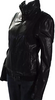 Mackage Montreal. Black Leather Long Sleeve Full Zip Collared Short Jacket