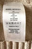 Isabel Benenato Italy. Wheat Color Cotton/Linen Ecru Sweater