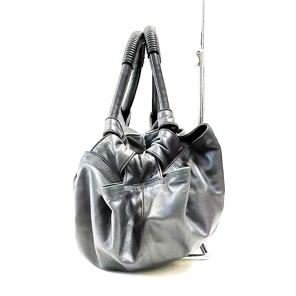 LOEWE MADRID.  Black Lambskin Leather Shoulderbag / Handbag