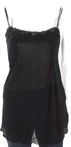 MAISON MARGIELA PARIS. Black Cotton V Neck Summer Dress