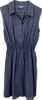 Prada ITALY. Grey Wool Button Down Sleeveless Shirtdress