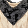 Louis Vuitton Paris. Beiges/Black Accents Silk Vintage Dress