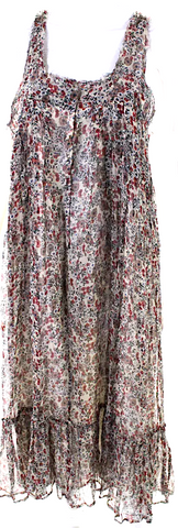 DOLCE & GABBANA Italy. Neutral Color Viscose/Cotton Blend Mini Dress