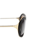 Histoire De Voir Paris.  Round Frame Black/Gold Sunglasses In Case