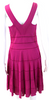 Christian Dior Paris. NEW W/TAGS Magenta Sleeveless Zip Scoop Neck Lined Dress