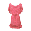 Moschino Italy. Vintage Pink PolyTech Midi Length Dress