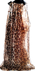 Dolce&Gabbana Italy. D&G Silk Animal Print & Black Accents Top