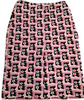 Prada Italy. Prada Vintage Geometric Pattern Polymaide, Elastane Blend Skirt