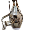 Chloe Paris. Distressed Green/Brown Tone Distressed Lambskin Leather Shoulderbag