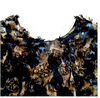 Marni Italy. Silk Multi-Colored Textured Dress