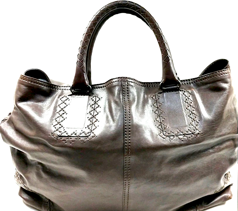 Bottega Veneta Italy. Brown Leather Shoulder Bag / Hand Bag