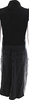 Maison Margiela MM6 Paris. Black Grey Denim Half Button Down Dress w/Back Pockets