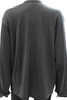 Comme Des Garcons JAPAN. SHIRT. Dark Gray Wool Crew Neck Zip Long Sleeve Top