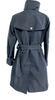 BURBERRY LONDON.  Black Cupro Blend Belted Trench Coat