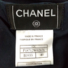 Chanel Paris. Black  Acetate Rayon Skirt
