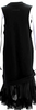 Maison Margiela Paris. MM6. Black Cotton Sleeveless Sweater Dress