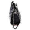 Stella McCartney UK. Black Denim Falabella Star Bag Silver Hardware Shoulder Bag