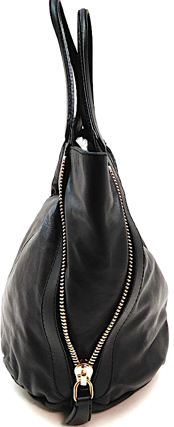 Givenchy Paris. Black Leather Shoulder Bag
