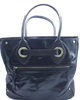 HIROKO KOSHINO Japan. Black Leather, Silver Hardware Shoulder bag
